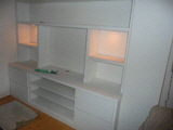 floating wall storage shelving