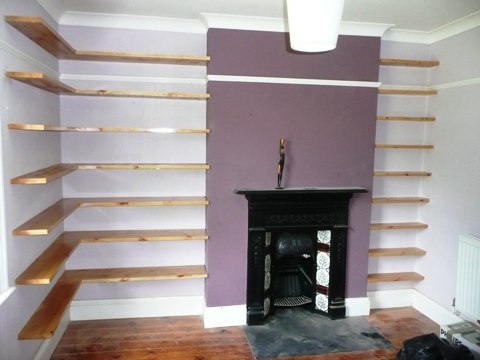 home office cabinets and 

shelving installations