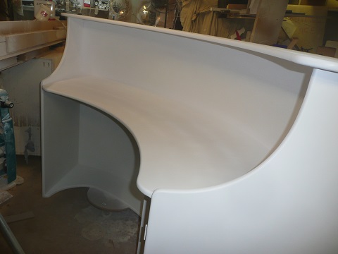 custom reception desk